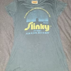 Vintage Slinky Toy T-Shirt - XL - Blue